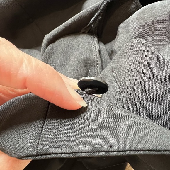 Lafayette 148 Black Wool Irving‎ Dress Pants Minimalist Career Capsule Wardrobe - Picture 8 of 9